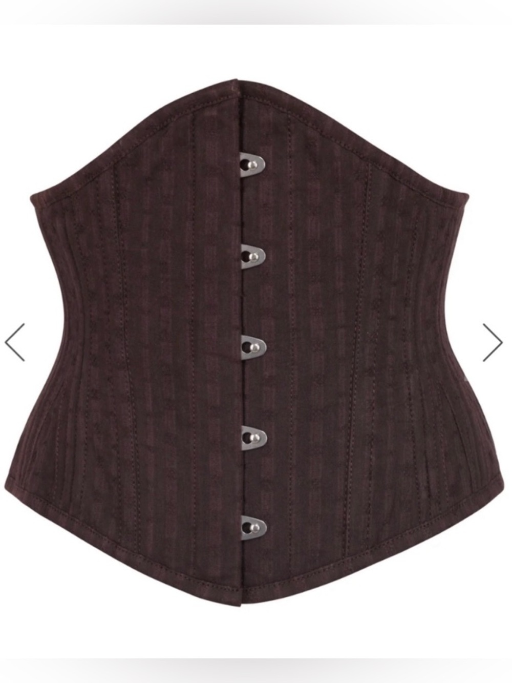 NWT Corset Story Waist Training Waspie Corset Espresso Size 28
